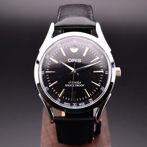 Oris Vintage Swiss 17 Jewels Hand-Wound Mechanical Men's Watch - FREE SHIPPING - Picture 3 of 12